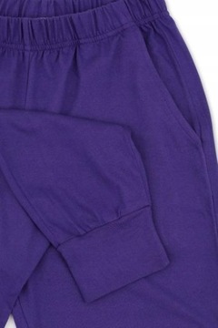 Spodnie piżamowe ze ściągaczem Fioletowe XS