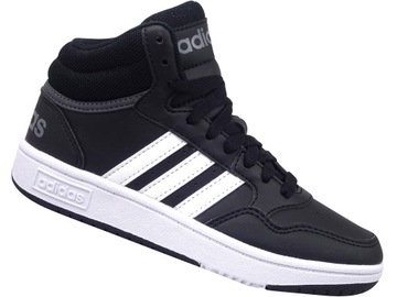 ADIDAS HOOPS MID 3.0 K GW0402 BUTY DAMSKIE TRAMPKI CZARNE WYSOKIE