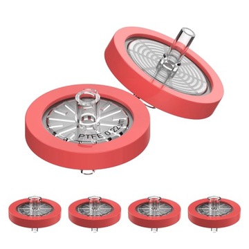 100 sztuk filtr strzykawkowy PTFE, strzykawka labo