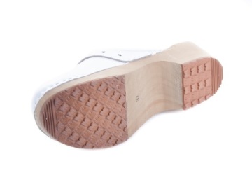 Классические женские сабо, Сабо, натуральная кожа