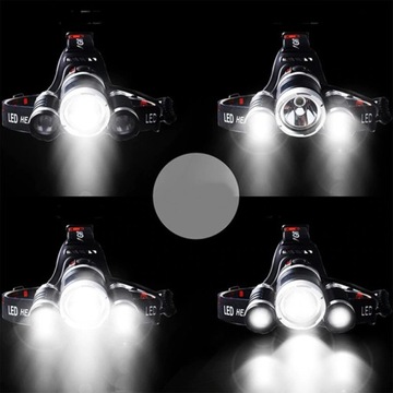 ТУРИСТИЧЕСКИЙ ФОНАРЬ ДЛЯ МЕХАНИКИ ФОНАРЬ 3XLED ZOOM МОЩНЫЙ 4 РЕЖИМА