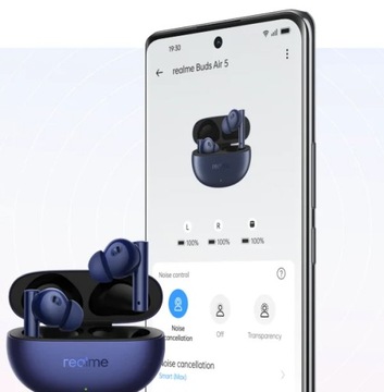 Беспроводные наушники-вкладыши Realme Buds Air 5 Blue BT 5.3 ANC