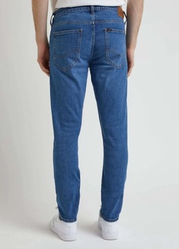 LEE LUKE rurki spodnie jeans slim tapered ZIP FLY Niebieski W32 L32