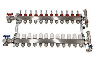 ROZDZIELACZ 12 OGRZEWANIA PODŁOGOWEGO PODŁOGÓWKI