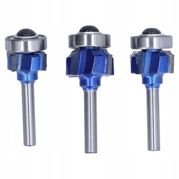 3шт круглая угловая фреза по дереву