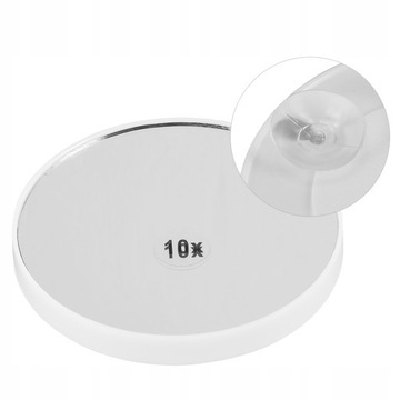 ЗЕРКАЛО УВЕЛИЧИТЕЛЬНОЕ В 10Х С ПРИСОСКАМИ ДЛЯ МАКИЯЖА