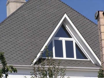 Битумная черепица ШЕСТИГРАННАЯ сотовая ЧЕРНАЯ 3м2