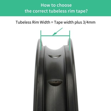 Лента для накладки на велосипедные бескамерные шины BOLANY