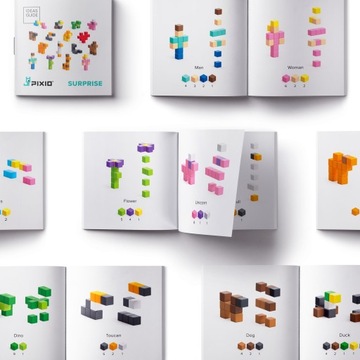 МАГНИТНЫЕ БЛОКИ PIXIO SURPRISE 8-11 ШТ.