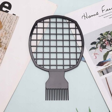 Расческа для завивки черная портативная расческа