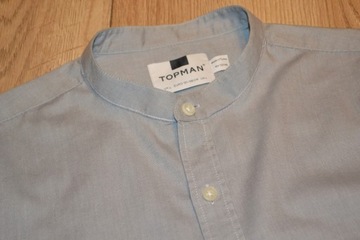TOPMAN - KOSZULA MĘSKA - STÓJKA - ROZ. L - J NOWA