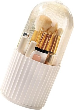 Поворотный на 360° держатель для кистей для макияжа большой емкости, 5 отделений P