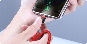КАБЕЛЬ BASEUS STRONG USB-C ДЛЯ БЫСТРОЙ ЗАРЯДКИ TYPE-C TYPE-C PD 60W QC 3.0 2M