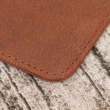 КОЖАНЫЙ КОШЕЛЕК ДЛЯ КАРТ И МЕЛКИХ ОТДЕЛЕНИЙ - 5 ОТДЕЛЕНИЙ - НАТУРАЛЬНАЯ КОЖА