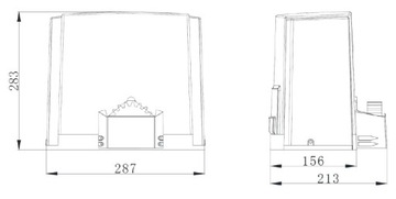 Привод откатных ворот ELEKTROBIM KSE800S