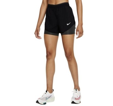 Nike spodenki damskie biegania czarne DRI FIT r M