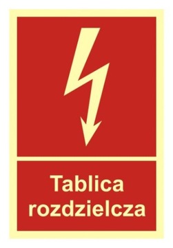 Tablica rozdzielcza tabliczka tablica PCV 10x14,8