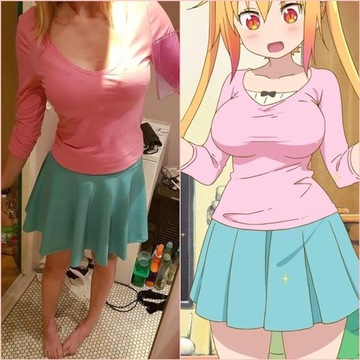 ПУДРО-РОЗОВАЯ КОРОТКАЯ ЮБКА ПЛИССИРОВАННАЯ ЮБКА АНИМЕ КОСПЛЕЙ ГОТ ПОДАРОК