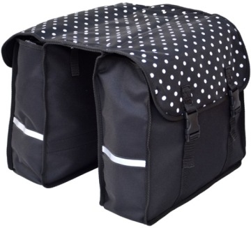 TORBA NA BAGAŻNIK ROWEROWY, SAKWA ROWEROWA 2x15L