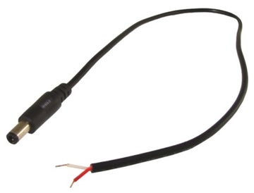 Wtyk wtyczka złącze 2.1mm/5.5mm do taśm LED kabel