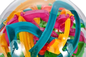 KULA LABIRYNT 3D PRZEPLATANKA GRAZ ZRĘCZNOŚCIOWA ŁAMIGŁÓWKA 19CM DLA DZIECI
