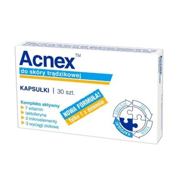 ACNEX x30 NA TRĄDZIK CERA TRĄDZIKOWA KAPSUŁKI 1xdz