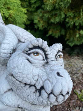 Садовые бетонные фигурки Бетонные садовые украшения дракона Фигурка дракона