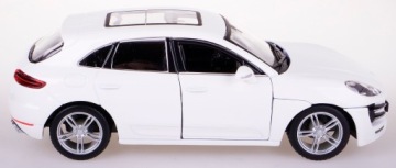 МОДЕЛЬ PORSCHE MACAN TURBO МЕТАЛЛ BBURAGO 1:24 БЕЛЫЙ