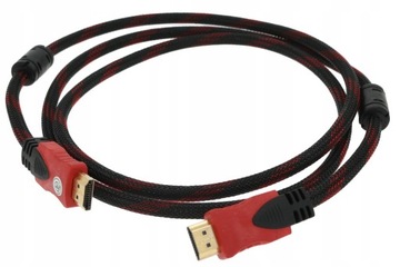 Gruby mocny kabel HDMI - HDMI długość 1,5 m