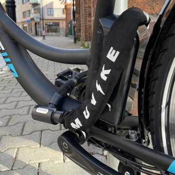 ZAPIĘCIE ROWEROWE ŁAŃCUCH ZAPIĘCIE DO ROWERU MUVIKE SOLID 900/6K 90 cm 6 mm