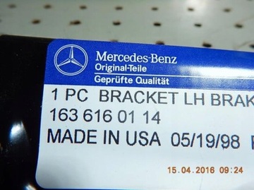 MERCEDES ML W163 DRŽÁK DRŽÁKY ORIGINÁLNÍ NOVÉ