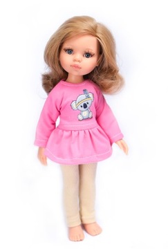 Ubranko dla lalki Paola Reina 32cm zestaw ubranek 2w1 tunika spodnie getry
