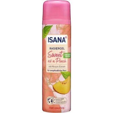 Isana, Sweet as a Peach, Rasiergel Żel do golenia dla kobiet 200 ml
