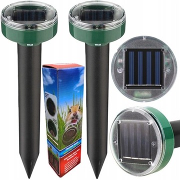 2x SILNY ODSTRASZACZ SOLARNY KRETÓW GRYZONI NORNIC