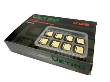 Металлические кубики льда для напитков «Виски», 8 шт.