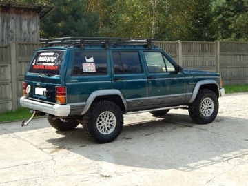 Багажник на крышу Jeep Cherokee XJ с сеткой D-G4x4, сплошная корзина на крыше