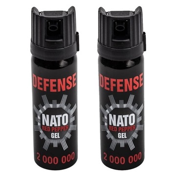 GAZ PIEPRZOWY OBRONNY DEFENCE NATO 2x 50ml ŻEL