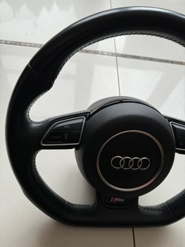 AUDI A1 A2 A3 A4 A5 S5 SQ5 Q5 TT ОБРЕЗАННОЕ РУЛЕВОЕ КОЛЕСО S-LINE RS ПОДУШКА EUR