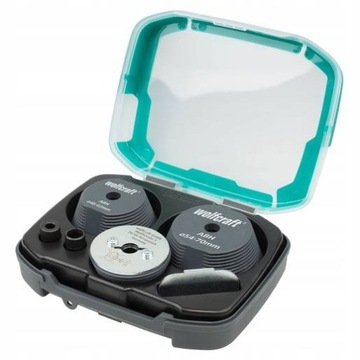 Zestaw 3 adapterów do powiększania otworów Wolfcraft WF5953000