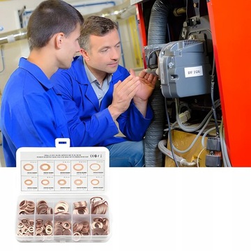 НАБОР ИЗ 200 МЕДНЫХ ШАЙБ МЕДНЫЕ УНИВЕРСАЛЬНЫЕ