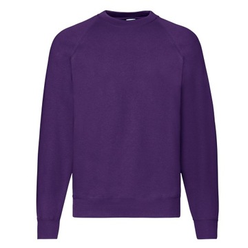 BLUZA RAGLAN CLASSIC FRUIT OF THE LOOM purple XL