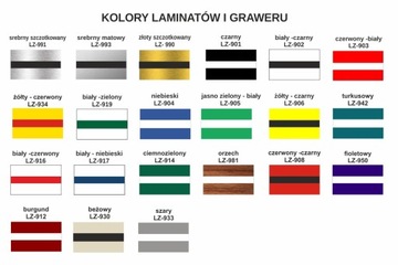 BRELOKI do kluczy hotelowych NUMERKI 6x3 cm 100szt
