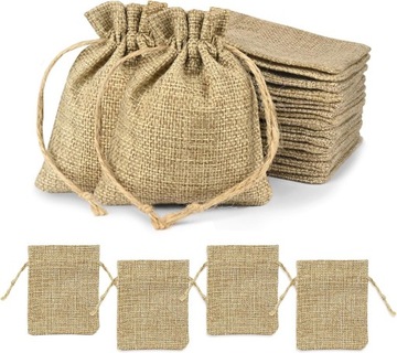 WORECZKI NA CUKIERKI PREZENT PARTY FAVOR POUCH ZE SZNURKIEM 9X12CM 50 SZT