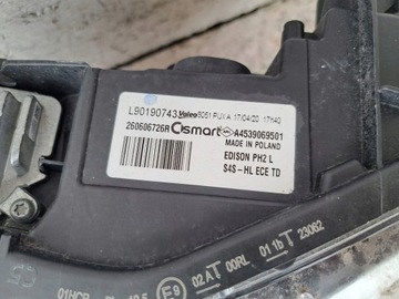 SMART 453 260606726R SVĚTLO LEVÝ FULL LED JEHLA