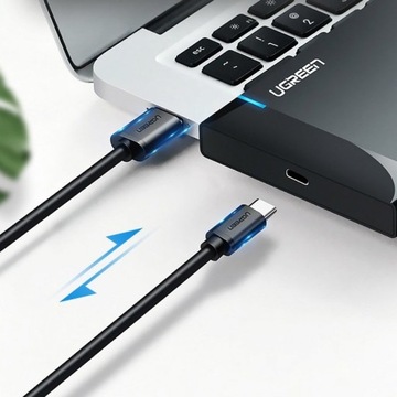 ВНЕШНИЙ КОРПУС UGREEN ДЛЯ НАКОПИТЕЛЯ USB C SATA HDD SSD 2,5 дюйма, 6 ГБ/С