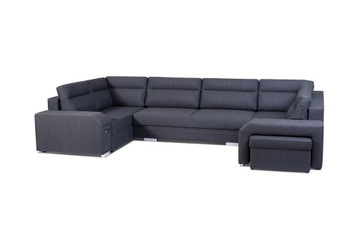 NAROŻNIK W KSZTAŁCIE U DOŻA SOFA NAROŻNA DO SALONU