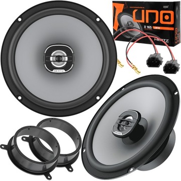 GŁOŚNIKI SAMOCHODOWE HERTZ 165MM DO RENAULT SCENIC 3 III DYSTANSE +ADAPTERY