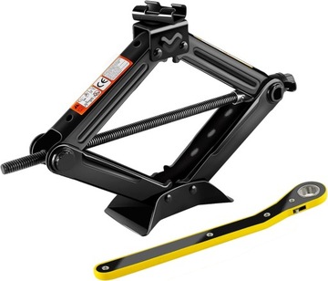 PODNOŚNIK SAMOCHODOWY LEWAREK TRAPEZOWY 1.5T+KLUCZ