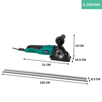 Мини-циркулярная пила 500 Вт - Ø85 мм | В комплект входят 3 пилки.