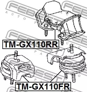 FEBEST ULOŽENÍ MOTORU TM-GX110RR